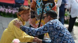 Ridwan Kamil mewajibkan tiap perusahaan di Jabar menerima pekerja penyandang disabilitas. saat memberikan sambutan pada Peringatan Hari Disabilitas Internasional Tingkat Provinsi Jawa Barat Tahun 2022 di Gedung Sate, Kota Bandung, Rabu (14/12/2022)