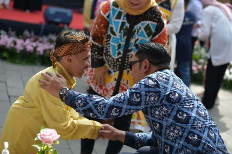 Ridwan Kamil mewajibkan tiap perusahaan di Jabar menerima pekerja penyandang disabilitas. saat memberikan sambutan pada Peringatan Hari Disabilitas Internasional Tingkat Provinsi Jawa Barat Tahun 2022 di Gedung Sate, Kota Bandung, Rabu (14/12/2022)