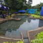 Wali Kota Bandung, Yana Mulyana meresmikan Kolam Retensi Ciraga Wetland Park di Kecamatan Cibiru, Selasa 27 Desember 2022.