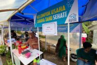 Kios Aneka Jajanan Tahu yang ada di Wisata Kuliner Tahu Sehati Desa Pasir Huni Kecamatan Cimaung Kabupaten Bandung yang baru di lounching pada hari Kamis 22 Desember 2022 bertepatan dengan peringatan hari ibu 