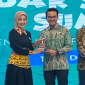 Wakil Bupati Bandung Sahrul Gunawan menerima Penghargaan untuk Kabupaten Bandung dari Kementerian Kesehatan sebagai daerah yang paling berkomitmen dalam percepatan menurunkan angka Stunting. Gasibu , Rabu 13/12/2022. 