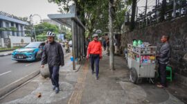 Sekretaris Daerah Kota Bandung, Ema Sumarna memonitoring Ruas Jalan di Kota Bandung