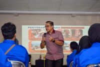 Wakil Ketua Komisi X DPR Dede Yusuf Macan Effendi kembali tampil dalam studium general. Kali ini hadir di depan civitas akademika Sekolah Tinggi Ilmu Komunikasi (Stikom) Cicadas, Kota Bandung, Sabtu (21/1/2023).