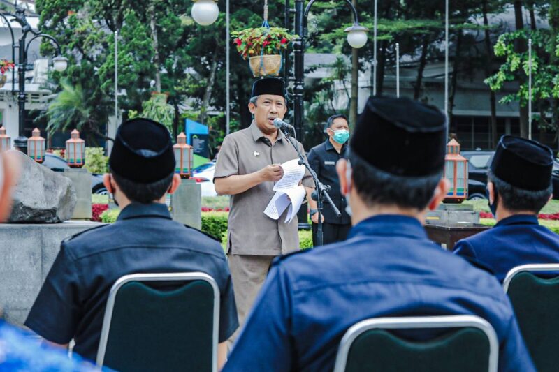 Walikota Bandung Yana Mulyana :  Jika ASN terlibat politik praktis akan menimbulkan konsekuensi hukum. Oleh karenanya, ASN harus taat pada aturan.