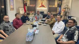 Bakal Calon Presiden 2024, Anies Baswedan tengah berkumpul dengan elite partai Nasdem, PKS dan Demokrat di markas Partai Demokrat Jl. Proklamasi Jakarta Pusat. Rabu (2/2/23)