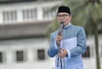 Gubernur Jawa Barat Ridwan Kamil menunjuk Sekretaris Daerah Kota Bandung Ema Sumarna sebagai Pelaksanaan Harian (Plh) Wali Kota Bandung