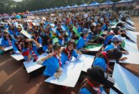 Pemkot Bandung menggelar Festival Mabar (Makan Benar) B2SA di Lapangan Saparua Kota Bandung. Kegiatan ini bertujuan untuk menstimulan kreativitas warga dalam memanfaatkan pangan. Acara ini dihadiri oleh 650 anak usia sekolah di Kota Bandung, Senin 29 Mei 2023.