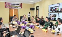 Kunjungan Kerja Kapolda Jabar Irjen Pol Akhmad Wiyagus Ke Polresta Bandung Disambut Dengan Antusias Oleh Forkompinda Kabupaten Bandung. Senin (8/5/2023)
