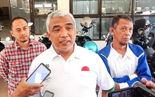 Ketua Perbasi Kabupaten Bandung Saeful Bachri, SH., M.AP : Turnamen Bola basket usia dini Perbasi Cup 2023 diharapkan selain sebagai ajang meraih prestasi, jadikan ajang ini 
untuk mencari bibit muda. Baleendah, Senin (15/5/2023)