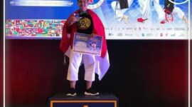 Helga Algida, Atlet Kempo asal Baleendah, Kabupaten Bandung berhasil merebut tiga medali sekaligus di ajang The 19 World Kempo Championship 2023 di Caldas da Rainha Portugal yang berlangsung dari Tanggal 26-30 April 2023.