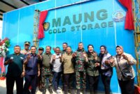 Pangdam III/Siliwangi Mayjen TNI Kunto Arief Wibowo, meresmikan Maung Cold Storage di Kecamatan Cikelet, Kabupaten Garut, Selasa (6/7/2023)