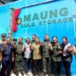 Pangdam III/Siliwangi Mayjen TNI Kunto Arief Wibowo, meresmikan Maung Cold Storage di Kecamatan Cikelet, Kabupaten Garut, Selasa (6/7/2023)