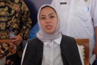 Bupati Karawang Cellica Nurrachadiana mengajukan pengunduran diri pada Mei 2023 atau sejak mendaftar sebagai bakal calon legislatif DPR RI. (Detikcom/Luthfiana Awaludin).