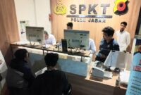 Warga Dago Elos Jl Ir H Juanda membuat laporan polisi ke SPKT Polda Jabar.