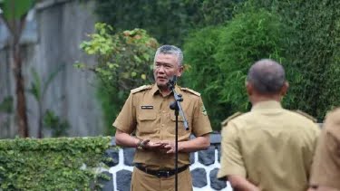 Bambang Tirtoyuliono, Pj Wali Kota Bandung. Rabu 20/9/2023.