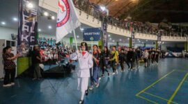 Sebanyak 11.819 atlet merayakan prestasi dan pencapaian mereka pada Closing Ceremony Pekan Olahraga Tunggal Event (Portue) Bandung Championship 2023 di Youth Center Sport Jabar Arcamanik, Selasa 31 Oktober 2023 malam.