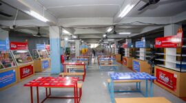 Kawasan PKL di Basemen Alun-alun