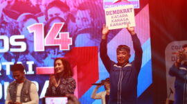 Ketua DPC Partai Demokrat Kabupaten Bandung Saeful Bachri