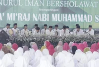 Peringatan isra mi'raj Nabi muhammad Saw di Yayasan Pondok Pesantren (YPP) Nurul Iman Kota Bandung. Selasa (30/01/2023)