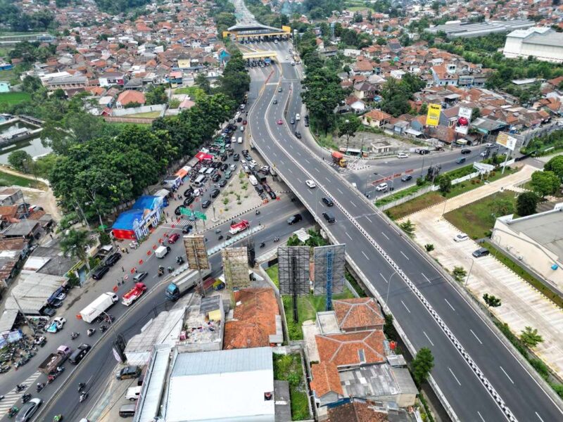 Puncak arus balik Lebaran 2024 di Jawa Barat yang diperkirakan pada Senin (15/4/2024), terjadi kepadatan, tetapi relatif terkendali (Foto istimewa)