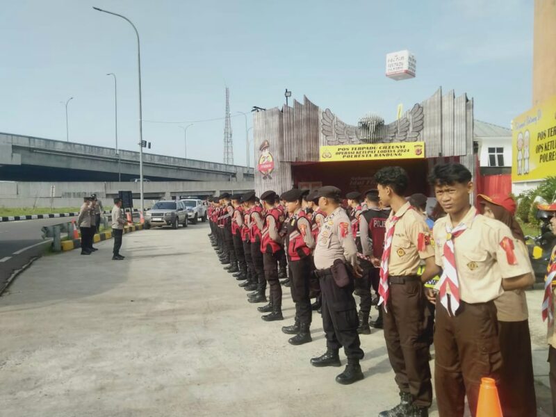 Kwartir Cabang Pramuka Kabupaten Bandung turut andil di kegiatan PAM Gabungan Aksi Pramuka Peduli Karya Bakti Lebaran tahun 2024 (1445H).