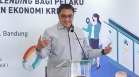 Wakil Ketua Komisi X DPR Dede Yusuf Macan Effendi saat acara Kemenparekraf di Kabupaten Bandung, Sabtu (27/4/2024)