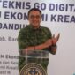 Wakil Ketua Komisi X DPR Dede Yusuf saat membuka bimtek Kemenparekraf di Rancaekek, Kabupaten Bandung (28/4/2024)