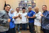 Penandatanganan Koalisi Partai Demokrat Kabupaten Bandung dengan PKB Kabupaten Bandung dalam Pilkada 2024 Disaksikan Ketua DPD Partai Demokrat Jawa Barat Anton Sukartono Suratto dan jajaran pengurus 