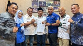 Penandatanganan Koalisi Partai Demokrat Kabupaten Bandung dengan PKB Kabupaten Bandung dalam Pilkada 2024 Disaksikan Ketua DPD Partai Demokrat Jawa Barat Anton Sukartono Suratto dan jajaran pengurus 