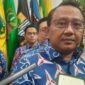 Ketua DPD Partai Demokrat Jabar Anton Sukartono bersama jajaran pengurus Demokrat Jabar sambangi Gedung Sate