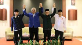 Empat parpol besar yang terdiri dari PKB, Nasdem, Demokrat dan Gerindra, resmi berkoalisi, sekaligus mengusung Dadang Supriatna atau Kang DS sebagai Calon Bupati Bandung Petahana di Pilkada serentak Nopember 2024.