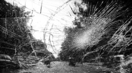 Empat bus yang membawa rombongan dari Kampus ITB terlibat kecelakaan di area kampus yang berada di Jatinangor, Kabupaten Sumedang, Selasa (11/6).