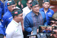 Ketua Dewan Pertimbangan DPD Partai Demokrat Jabar Dede Yusuf Macan Efendi menyatakan pihaknya menyambut baik atas rekomendasi DPP Partai Gerindra yang menunjuk Ali Syakieb sebagai bakal calon Wakil Bupati Bandung mendampingi  Dadang Supriatna (Foto-YG-IBN)