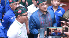 Ketua Dewan Pertimbangan DPD Partai Demokrat Jabar Dede Yusuf Macan Efendi menyatakan pihaknya menyambut baik atas rekomendasi DPP Partai Gerindra yang menunjuk Ali Syakieb sebagai bakal calon Wakil Bupati Bandung mendampingi  Dadang Supriatna (Foto-YG-IBN)