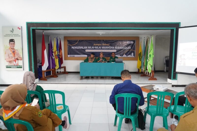 Technical Meeting Lomba Cerdas Cermat Wawasan Kebangsaan untuk Pramuka Penggalang dan Siaga Kwarcab Kabupaten Bandung dalam rangkaian peringatan Hari Pramuka ke 63