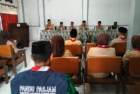 Tim Visitasi Penilaian Kwartir Ranting Tergiat Tahun 2024 di Kwartir Ranting Pasir Jambu. Rabu (7/8/2024)