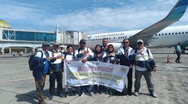 Kontingen Aeromodelling Federasi Aero Sport Indonesia (FASI) Provinsi Jawa Barat tiba di Aceh Sumatera Utara. Selasa (2/09/2024)