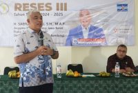 Saeful Bachri. S.H., M. A. P anggota DPRD Provinsi Jawa Barat dari Fraksi Partai Demokrat