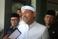 Gubernur Jabar Dedi Mulyadi di Gedung DPRD Jabar, Jalan Diponegoro, Kota Bandung, Sabtu (19/7/2025)