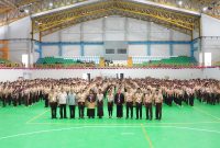 Pemerintah Kabupaten Bandung melalui Gerakan Pramuka menyelenggarakan kegiatan “Galang Bedas Bela Negara” pada Kamis, (31 Juli 2025), bertempat di Gymnasium Indoor Si Jalak Harupat, Kutawaringin, Kabupaten Bandung. (Foto dadi Pusinfo).