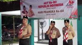 Ketua Harian Kwartir Cabang (Kwarcab) Gerakan Pramuka KAbupaten Bandung Kak. Saeful Bachri. S.H., M.A.P