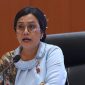 oto: Menteri Keuangan Sri Mulyani dalam konferensi pers RAPBN & Nota Keuangan Tahun Anggaran 2026 di Aula Chakti Budhi Bhakti (CBB),  Kantor Pusat Direktorat Jenderal Pajak, Jakarta, Jumat, (15/8/2025). CNBC Indonesia/Muhammad Sabki)