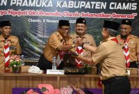 Nanang Permana terpilih kembali menjadi Ketua Gerakan Pramuka Ciamis Periode 2025-2030.(foto - Istimewa) 