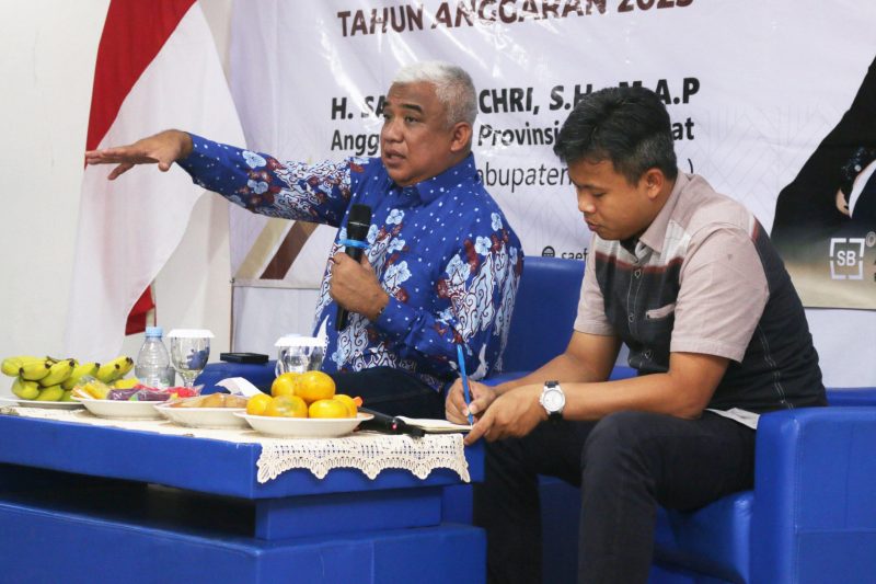 Anggota DPRD PRovinsi Jawa Barat Fraksi Partai Demokrat H. Saeful Bachri. S.H., M.A.P