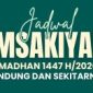 Jadwal Imsak Ramadan 2026 Untuk Bandung dan sekitarnya 