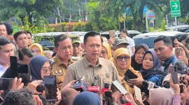 Menteri Koordinator (Menko) Bidang Infrastruktur dan Pembangunan Kewilayahan Agus Harimurti Yudhoyono (AHY) di RSUD Bekasi, Selasa (28/4/2026)