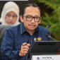 Wakil Menteri Keuangan (Wamenkeu) Juda Agung dalam Konferensi Pers APBN Kita di Jakarta pada Rabu (11/03/2026). (Dok. Kemenkeu/Biro KLI/Zalfa Dhiaulaq)