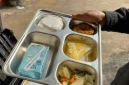 Menu makan bergizi gratis yang disajikan oleh SPPG Lapas Sukamiskin kepada pelajar di SD Rancakasumba Kota Bandung, Selasa (12/05/2026).