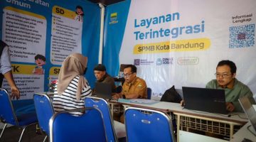 Ilustrasi: Pendaftaran SPMB di Kota Bandung.