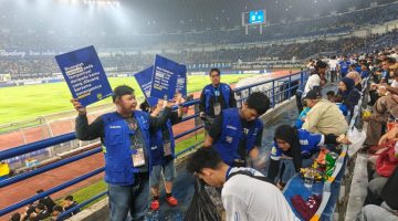 PERSIB Kelola 65 Ton Sampah di GBLA, Bukti Komitmen Wujudkan Stadion Ramah Lingkungan